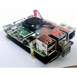 KIT-2B(128)  Raspberry Pi 4 (4GB RAM) KIT SATA NGFF SSD 128GB - Complete SET SIAP PAKAI